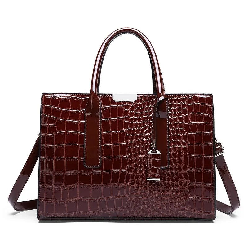 Fiorenza | Luxury Crocodile Pattern Tote Bag