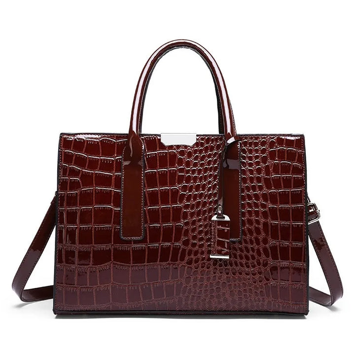 Fiorenza | Luxury Crocodile Pattern Tote Bag