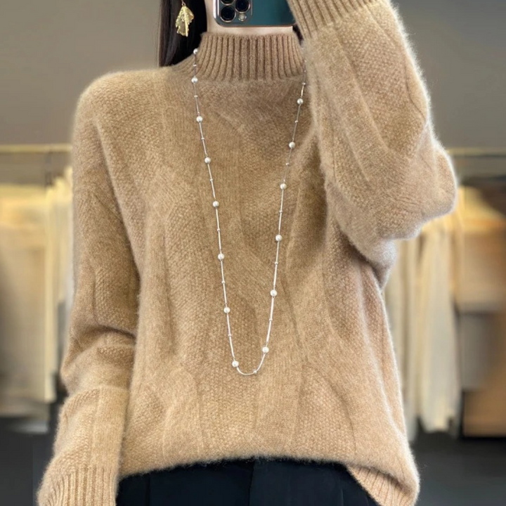 Amber | Loose Knit Wool Sweater