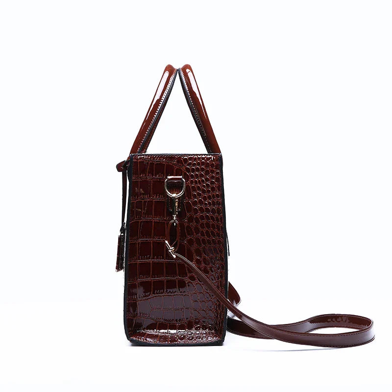 Fiorenza | Luxury Crocodile Pattern Tote Bag