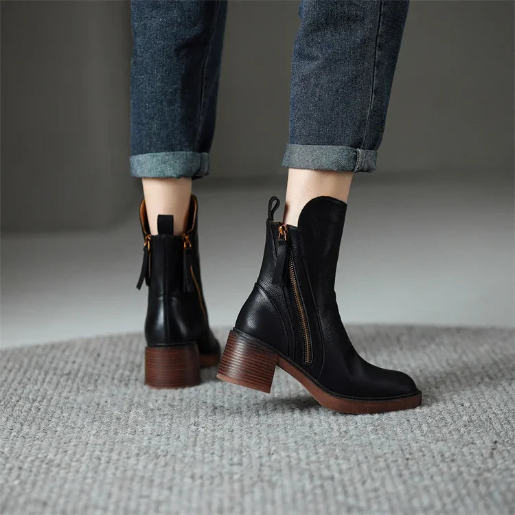 Violetta | Classic Leather Boots