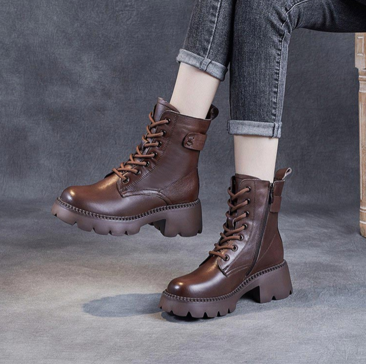 Fiona | Orthopedic Leather Boots