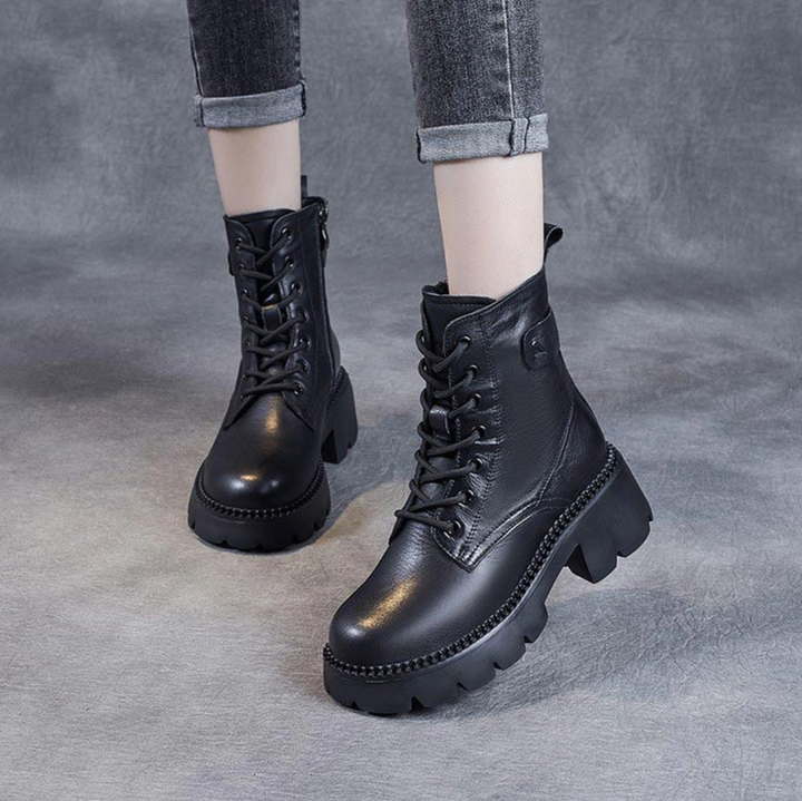 Fiona | Orthopedic Leather Boots