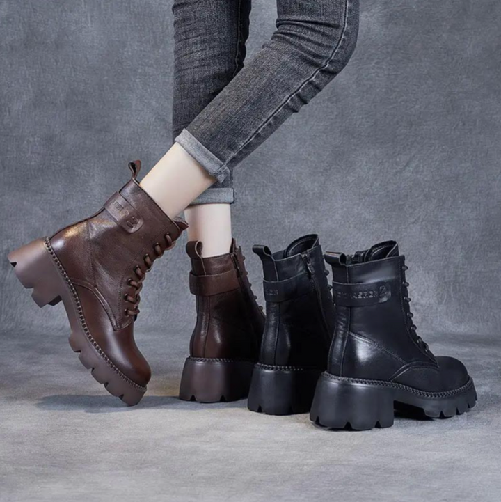 Fiona | Orthopedic Leather Boots