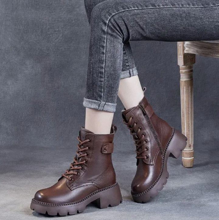 Fiona | Orthopedic Leather Boots