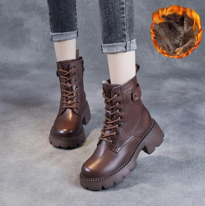 Fiona | Orthopedic Leather Boots