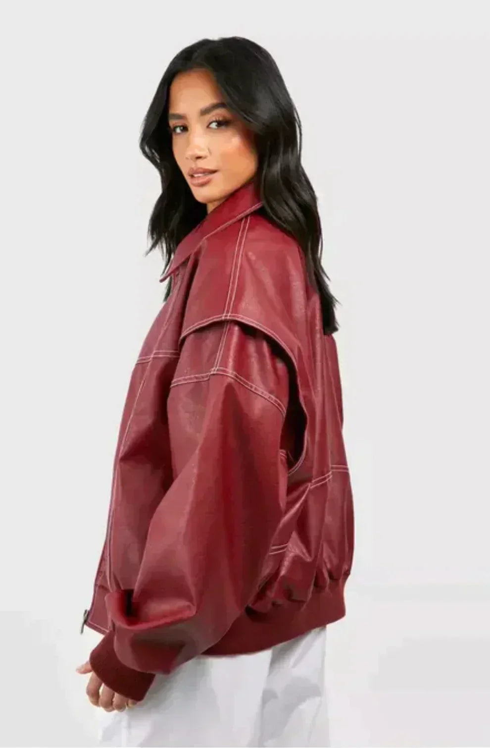 Faye – The Iconic Red Leather Jacket!