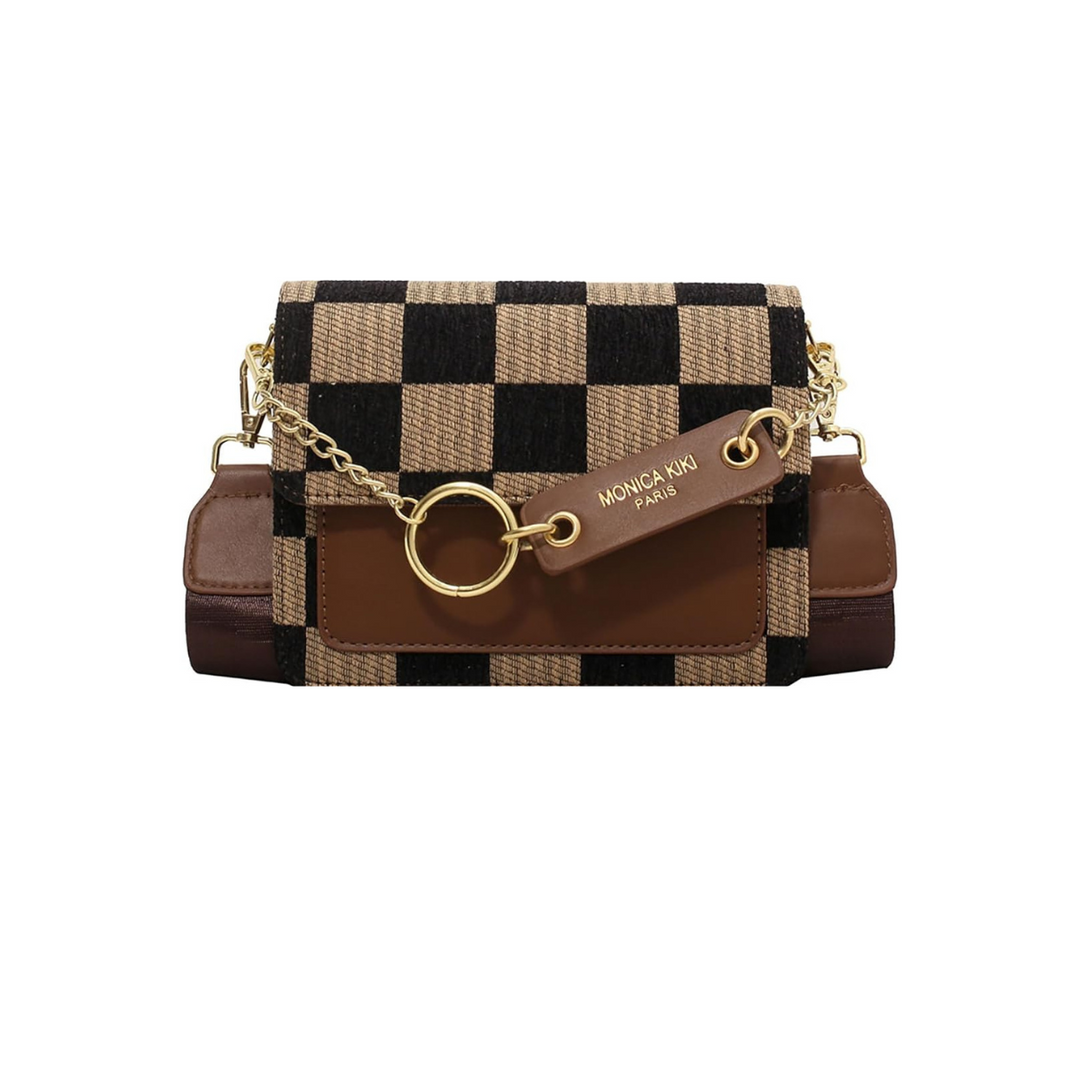 oliviamae™ | Vintage Checkerboard Crossbody Bag