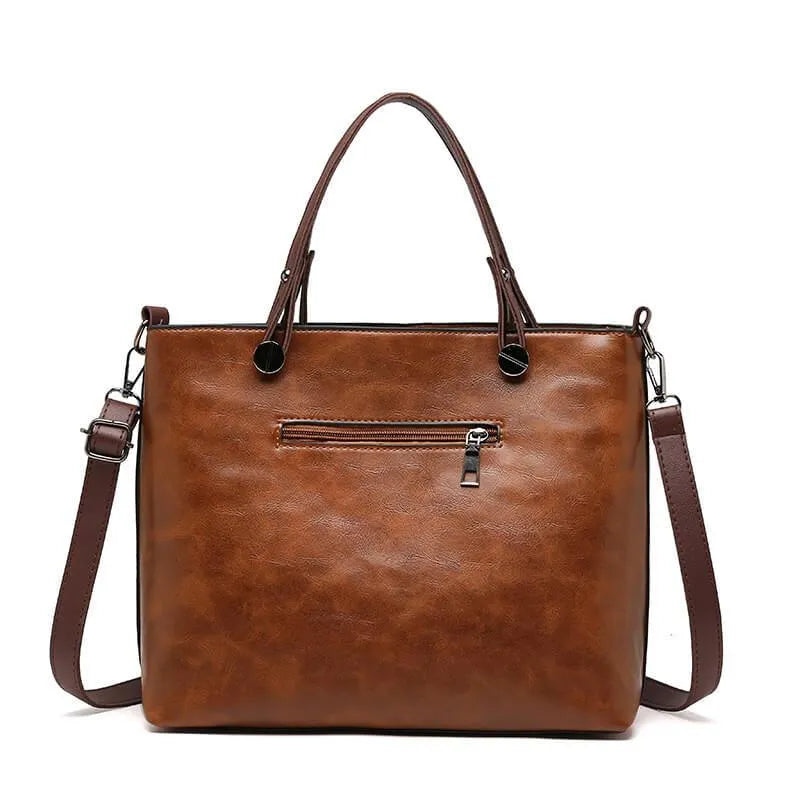 Aveline™ | Elegant Leather Shoulder Bag