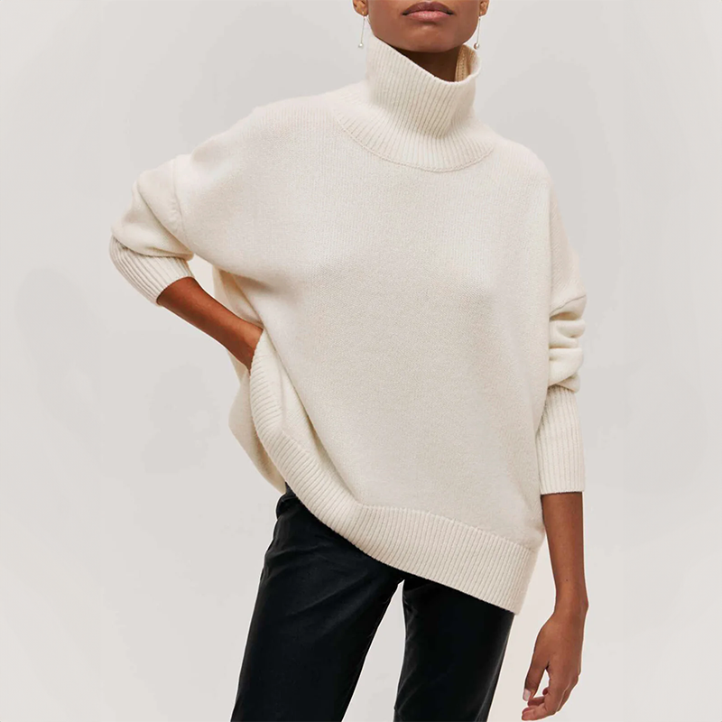 Amelia - Knitted Turtleneck Sweater