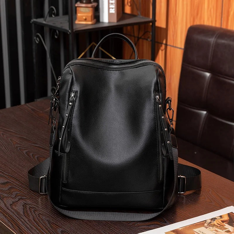 Ciana™ | Leather Backpack