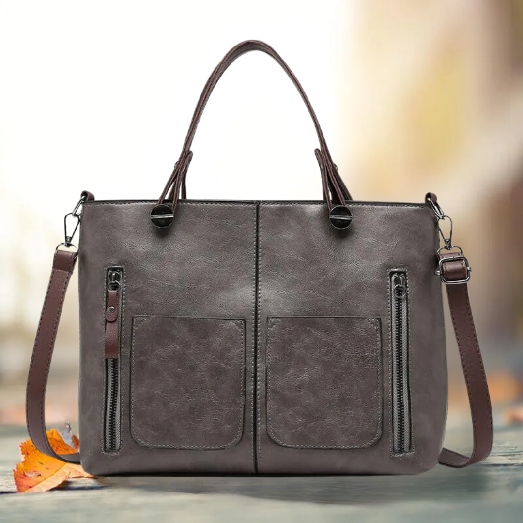 Aveline™ | Elegant Leather Shoulder Bag