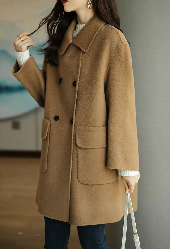 Elisa - Women's Winter Coat in Cashmere