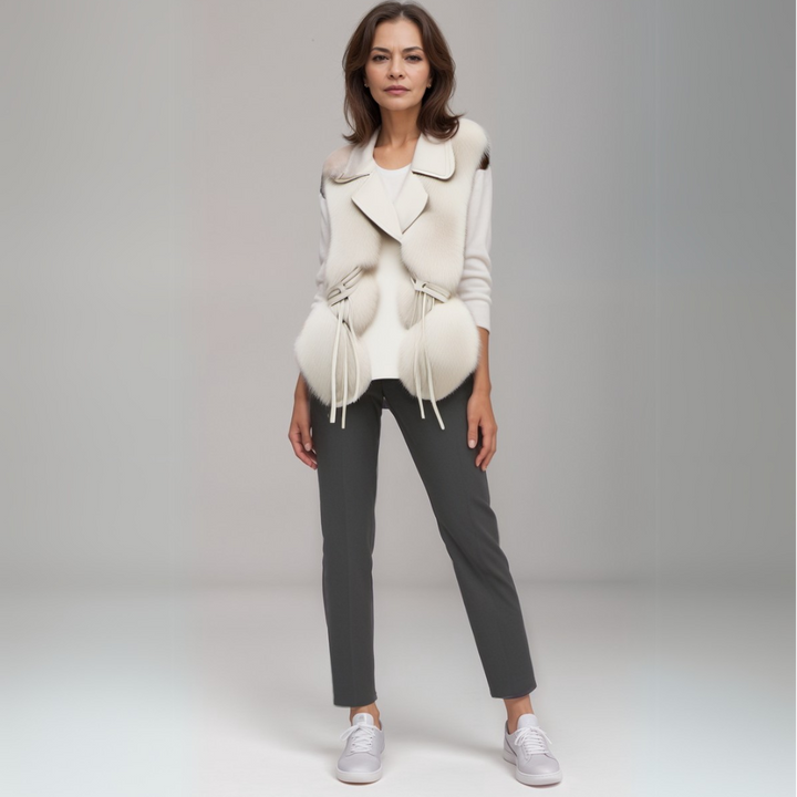 Sarah™ | Arctic Fur Vest