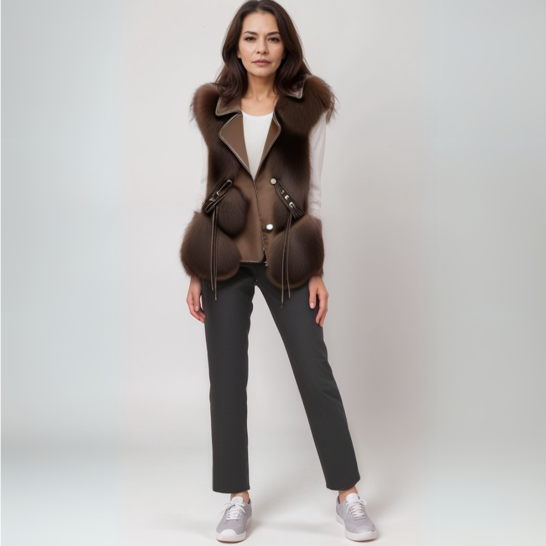 Sarah™ | Arctic Fur Vest